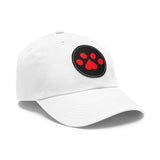 Hat with Paw Print Leather Patch - Pet Lovers