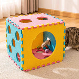 MOYMO 41 Pcs Interactive Cat Toys for Indoor Cats, Kitten Toys with Soft Pillow, Catnip Toys, Chew Rope, Feather Wand, Springs and Balls for Indoor Kittens