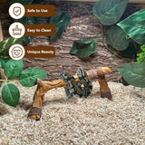 Tfwadmx Snake Climbing Branch,Resin Reptile Wood Trunk Branches Decor,Reptile Terrarium Climbing Accessories Decoration for Geckos, Lizards,Tarantulas,Hermit Crab,Frogs