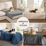 Bedsure Waterproof Couch Cover for Dogs Washable - Waterproof Blanket for Couch Sofa Cozy, Lightweight Furniture Protector for Pet Cat Quick Drying Puppy, Navy, 30x70IN