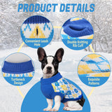 Dog Sweater, Soft Dog Sweaters with Leash Hole for Small Medium Dogs Cats