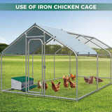 Garvee Chicken Nesting Boxes, 4 Hole Roll-Away Nesting Boxes for Chickens Coop with Perch, Hens, Ducks & Other Poultry,Egg Laying Box with Lid Cover to Protect Eggs,Easy to Assemble
