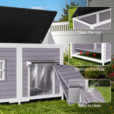 59" Outdoor Dog House with Insulated Liner, Extra Large Breed Dog Kennel, Keep Warm in Winter Outside, Easy to Install Heated Anti-Chewing Metal Frame Design for Small Medium Large Dogs