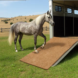 Tinideya Horse Trailer Mat 4x6 ft, Natural Coconut Coir, Heavy Duty Woven Design for Horse & Livestock Trailers, Durable Flooring Padding, Easy to Clean, Indoor & Outdoor Use