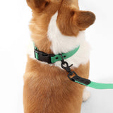 THE LICKER Store WLK1005K-5SET Luna Medium 8FT Adjustable 6-in-1 Waterproof Hands-Free Leash and Collar with LED Flashlight, Bag Dispenser, and Poop Bag Holder, Julep