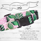 Lucky Love Dog Bundle - Small No Pull Dog Harness & Adjustable Collar, in Stylish Laguna Pattern, Durable & Comfortable for Pet Dogs, Suitable for Puppies & Adult Dogs