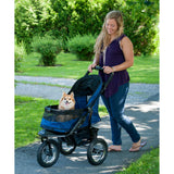 Pet Gear No-Zip Jogger Pet Stroller for Cats/Dogs, Navy