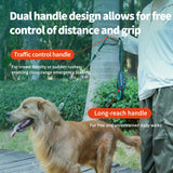 Dog Slip Lead Dog Leash, Heavy Duty No-Pull Training Leash w/Poop Bag Holder, Anti-Tangle, Multi-Handles & Reflective Thread for Small, Medium Dogs 4FT Green