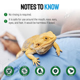 Reptile Wound Care Spray with Silver – for Wounds, Cuts, Scale Rot, Burns, Sores, Irritation, Abnormal Shedding – Topical Spray for Lizards, Bearded Dragons, Iguanas, Snakes, Geckos & Turtles – 4 Oz
