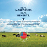 Dibs Pets Freeze-Dried Beef Liver Dog Treats, 100% USA-Sourced Beef Liver, Made in USA, Single-Ingredient High-Protein Training Treats & Meal Topper, Grain-Free, No Additives, 4 oz