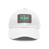 Mom Dog Lover Dad Hat with Leather Patch