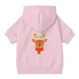 Festive Reindeer Pet Hoodie