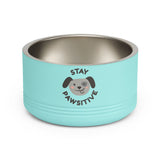 Ceramic Pet Bowl with Paws Design