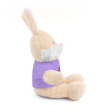 Plush Bear with Paw-Print Tee — Cute Gift for Kids & Pet Lovers