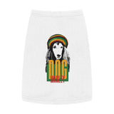 Rasta Marley Dog Tank — Reggae Graphic Pet Shirt