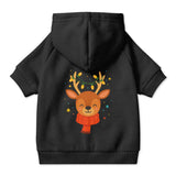 Festive Reindeer Pet Hoodie