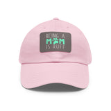 Mom Dog Lover Dad Hat with Leather Patch