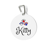 Personalized Kitty Pet Tag — Engraved Cat ID Tag