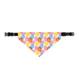 Pet Bandana Collar - Colorful Easter Egg Design