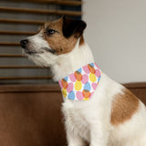 Pet Bandana Collar - Colorful Easter Egg Design