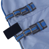 LEAFOREST Horse Mesh Fly Sheets - Lightweight Breathable Standard Neck UV Protection Sheet Blue, 63IN