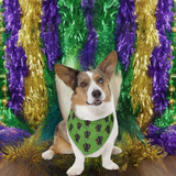 Pet Bandana Collar - Mardi Gras Mask Design