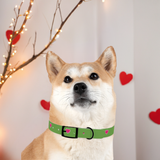 candy heart dog collar