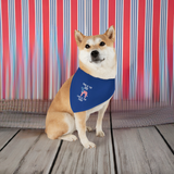 American dog Bandana Collar for fourth of July