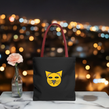 Playful Cat Face Tote Bag - Fun and Unique Design for Animal Lovers