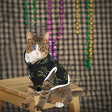 Mardi gras pet hoodies