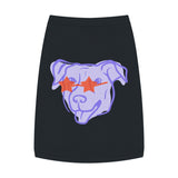 pink dog face with shades