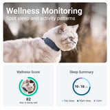 Tractive GPS Pet Tracker for Cats - Waterproof, GPS Location & Smart Activity Tracker, Unlimited Range, Works with Any Collar (Midnight Blue)