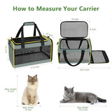Jogfar Cat Carrier Bag, Dog Carrier, Pet Carrier Airline Approved for Cat, Small Dogs, Kitten,Maximum Pet Weight 16 Pounds