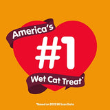 Hartz Delectables Squeeze Up Interactive Lickable Wet Cat Treats for Adult & Senior Cats, Tuna & Salmon, 32 Count