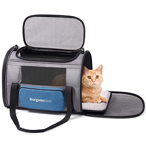 Cat Carriers for Large Cats up to 20 lbs, Pet Cat Carrier with a