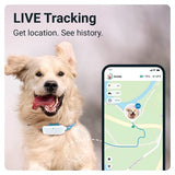 Tractive GPS Tracker for Dogs - Waterproof, GPS Location & Smart Pet Activity Tracker, Unlimited Range, Works with Any Collar (Midnight Blue)