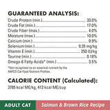 NUTRO WHOLESOME ESSENTIALS Adult Natural Dry Cat Food Salmon & Brown Rice Recipe, 14 lb. Bag