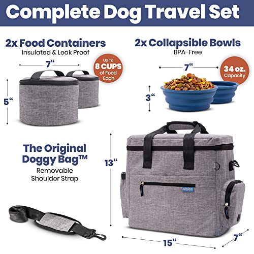 Rubyloo The Original Doggy Bag™ | Dog Travel Bag for Supplies with
