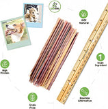 Nature Gnaws Extra Thin Bully Sticks for Dogs - Premium Natural Beef Bones - Long Lasting Dog Chew Treats for Small Dogs & Puppies - Rawhide Free - 6 Inch (25 Count)