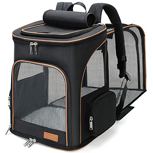 Lekereise Pet Carrier Backpack Expandable Cat Backpack for Small Dogs – Dog Pawshop