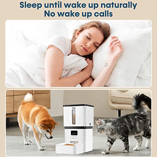 Yakry Automatic Cat Feeders - 8L/33 Cups Dog Food Dispenser with