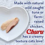 INABA Churu Lickable Creamy Purée Cat Treats 5 Flavor Variety Pack of 40 Tubes