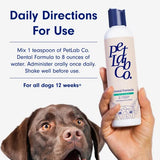 PetLab Co. Dog Dental Formula - Keep Dog Breath Fresh and Teeth Clean - Supports Gum Health - Dog Water Additive Dental Care Targets Tartar - Packaging May Vary
