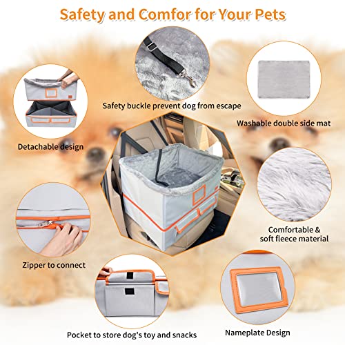Aidou Dog Booster Seat For Small To Large Dogs & Cats - View #3
