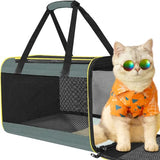 Jogfar Cat Carrier Bag, Dog Carrier, Pet Carrier Airline Approved for Cat, Small Dogs, Kitten,Maximum Pet Weight 16 Pounds
