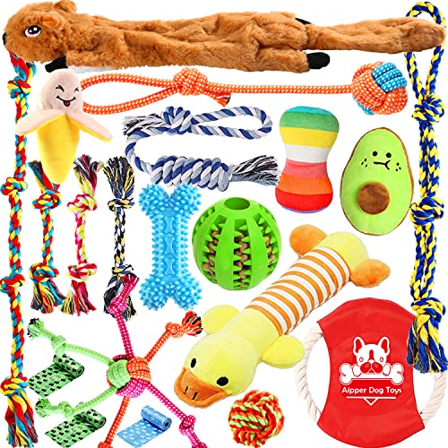 Aipper Dog Puppy Toys 20 Pack, Puppy Chew Toys for Fun and Teeth